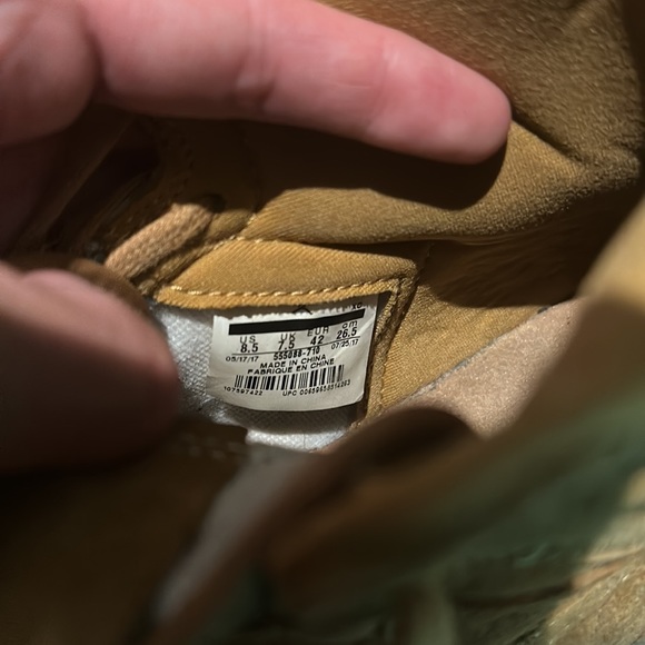 Nike Air Jordan 1 Retro High OG Wheat Men’s size 8.5 - Picture 14 of 16